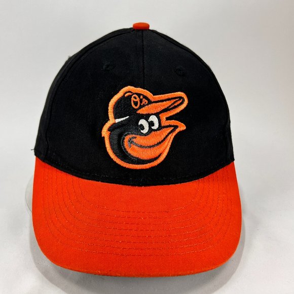 Baltimore Orioles Youth Kids MLB Strap Back Cap Hat Black Orange Baseball OC - Picture 1 of 15